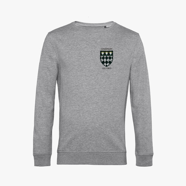 Load image into Gallery viewer, Magdalen College Men's Organic Embroidered Sweatshirt
