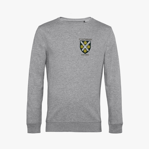 Load image into Gallery viewer, St Catherine's College Men's Organic Embroidered Sweatshirt