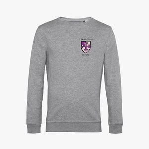 St Cross College Men's Organic Embroidered Sweatshirt