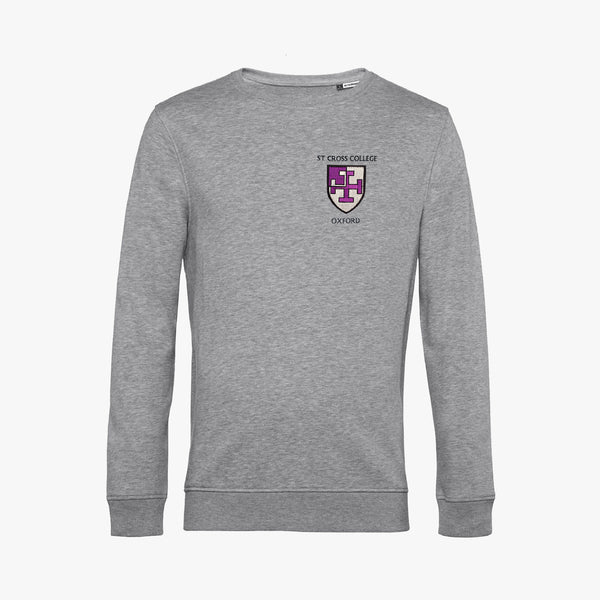 Load image into Gallery viewer, St Cross College Men's Organic Embroidered Sweatshirt