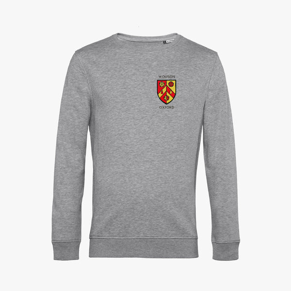 Load image into Gallery viewer, Wolfson College Men's Organic Embroidered Sweatshirt