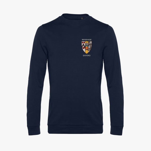 Load image into Gallery viewer, Brasenose College Men&#39;s Organic Embroidered Sweatshirt
