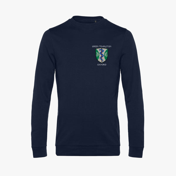 Load image into Gallery viewer, Green Templeton College Men&#39;s Organic Embroidered Sweatshirt
