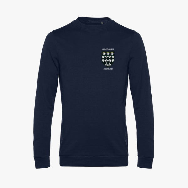 Load image into Gallery viewer, Magdalen College Men's Organic Embroidered Sweatshirt