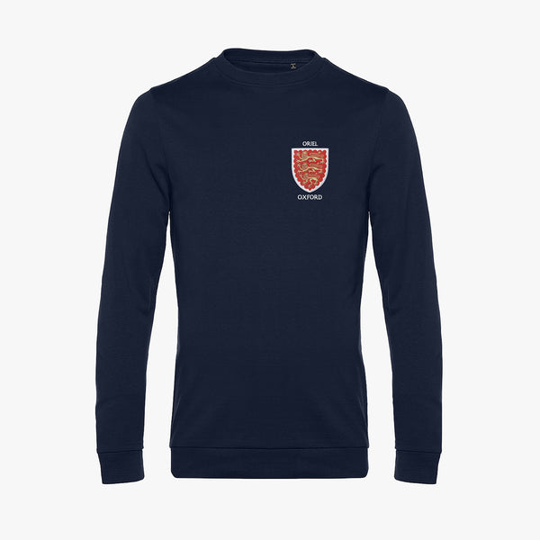 Load image into Gallery viewer, Oriel College Men's Organic Embroidered Sweatshirt