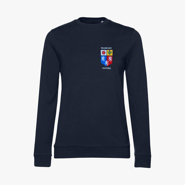 Load image into Gallery viewer, Pembroke College Ladies Organic Embroidered Sweatshirt