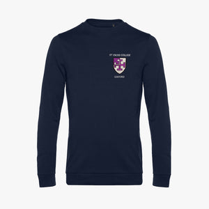 St Cross College Men's Organic Embroidered Sweatshirt