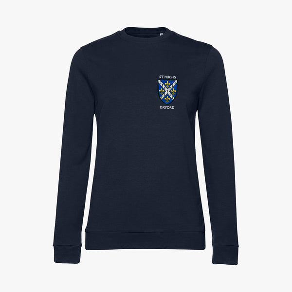 Load image into Gallery viewer, St Hugh's College Ladies Organic Embroidered Sweatshirt