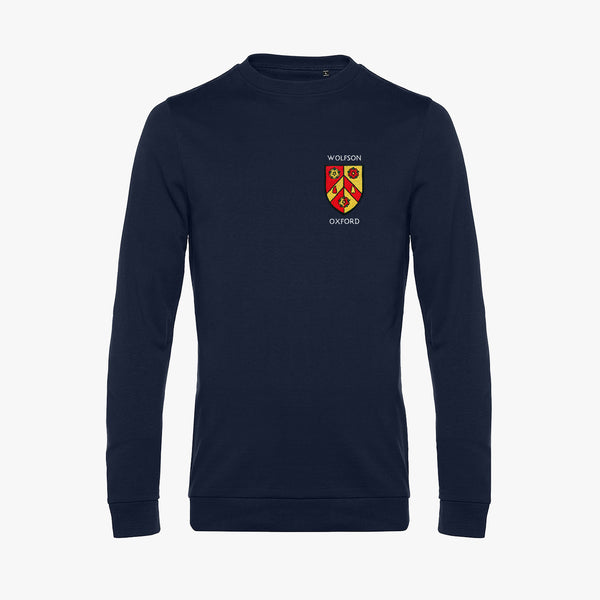 Load image into Gallery viewer, Wolfson College Men's Organic Embroidered Sweatshirt