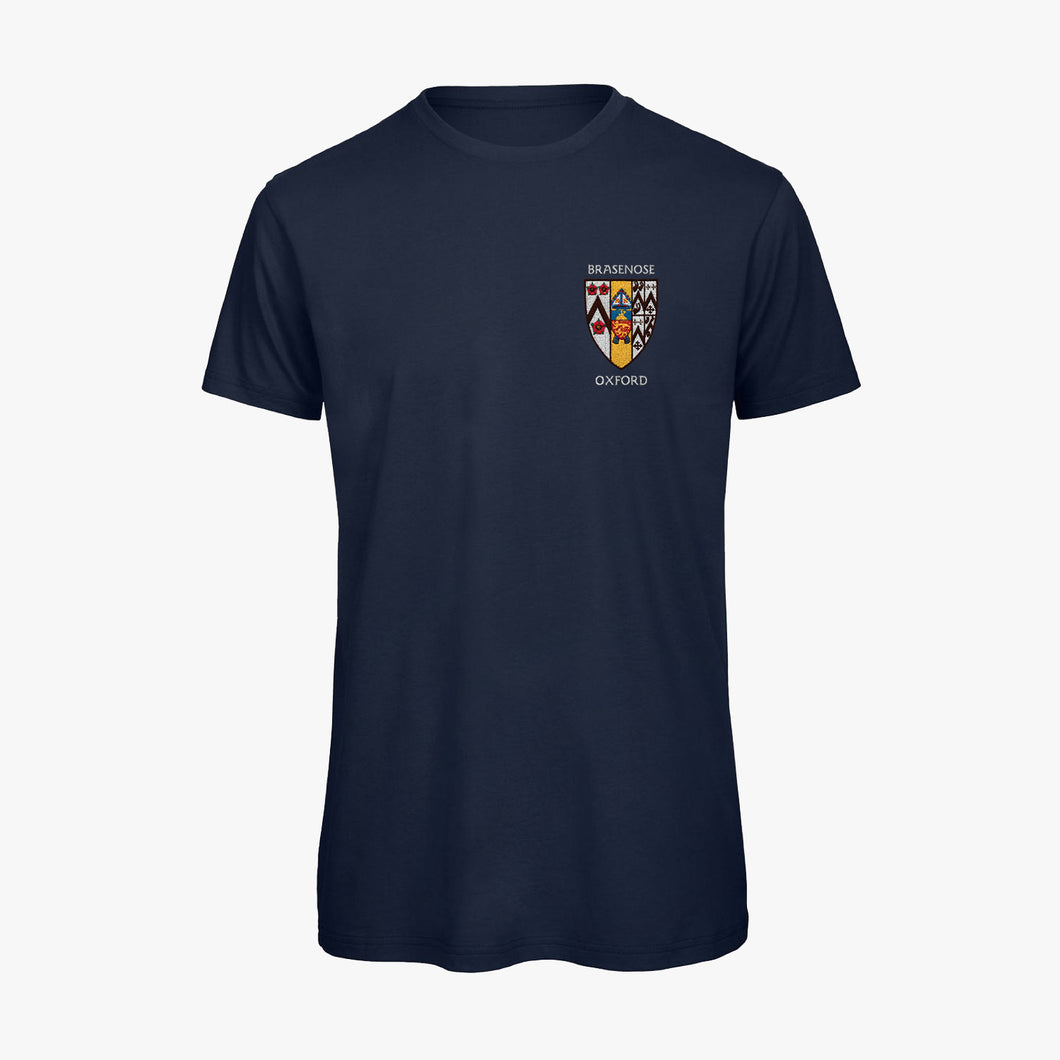 Brasenose College Men's Organic Embroidered T-Shirt