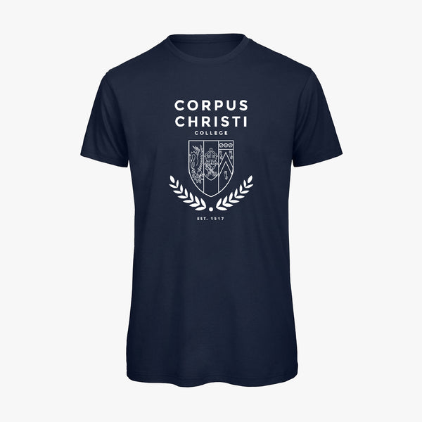 Load image into Gallery viewer, Corpus Christi College Men's Organic Laurel T-Shirt