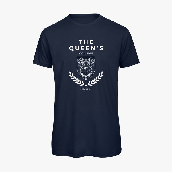 Load image into Gallery viewer, The Queen's College Men's Organic Laurel T-Shirt