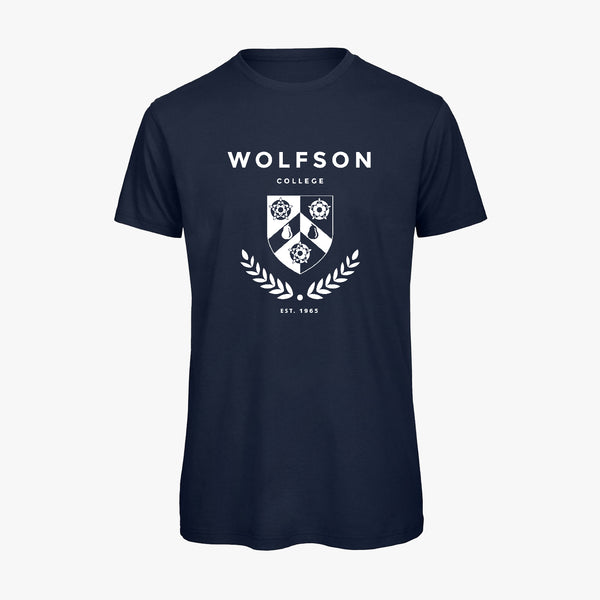 Load image into Gallery viewer, Wolfson College Men's Organic Laurel T-Shirt