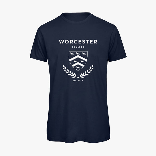 Load image into Gallery viewer, Worcester College Men's Organic Laurel T-Shirt