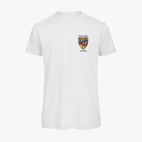 Load image into Gallery viewer, Brasenose College Men&#39;s Organic Embroidered T-Shirt
