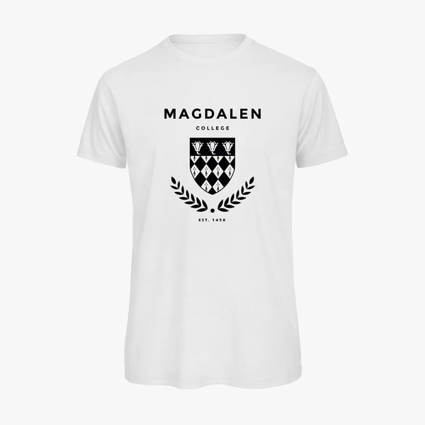 Load image into Gallery viewer, Magdalen College Men's Organic Laurel T-Shirt