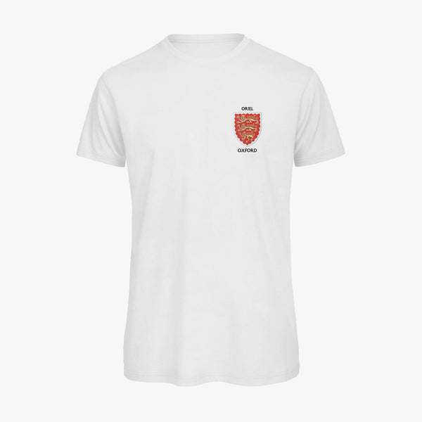 Load image into Gallery viewer, Oriel College Men's Organic Embroidered T-Shirt