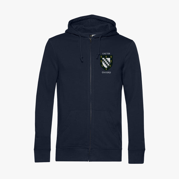 Load image into Gallery viewer, Men's Oxford College Organic Embroidered Zip Hoodie