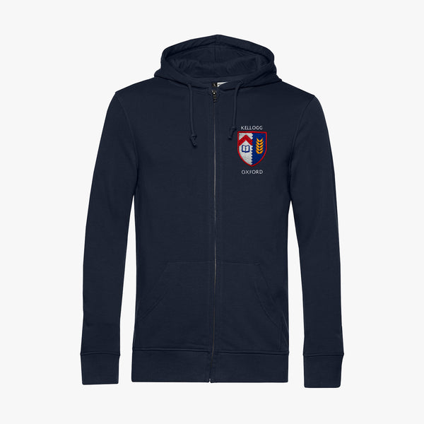 Load image into Gallery viewer, Men's Oxford College Organic Embroidered Zip Hoodie