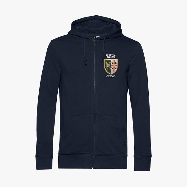 Load image into Gallery viewer, St Peter's College Men's Organic Embroidered Zip Hoodie