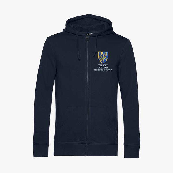 Load image into Gallery viewer, Men's Oxford College Organic Embroidered Zip Hoodie