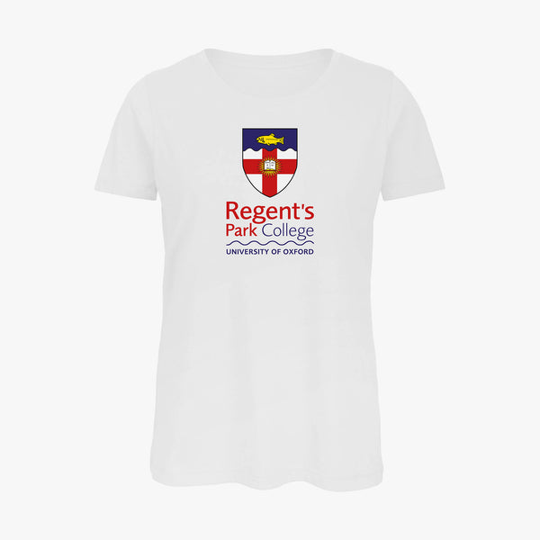 Load image into Gallery viewer, Regent's Park College Ladies Organic Logo T-Shirt