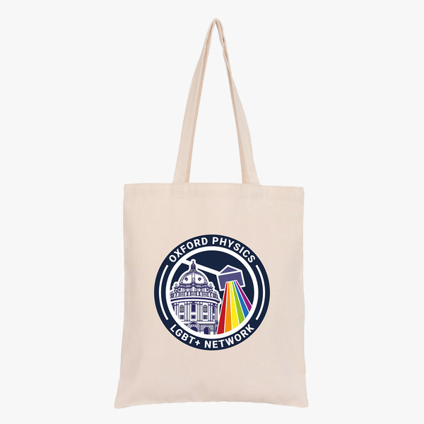 Load image into Gallery viewer, Department of Physics Pride Organic Tote Bag