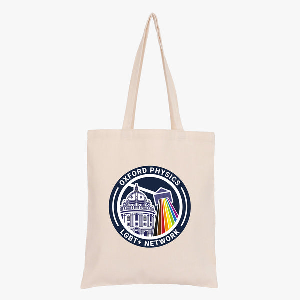 Load image into Gallery viewer, Department of Physics Pride Organic Tote Bag