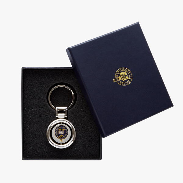 Load image into Gallery viewer, Official University of Oxford Swivel Round Keyring

