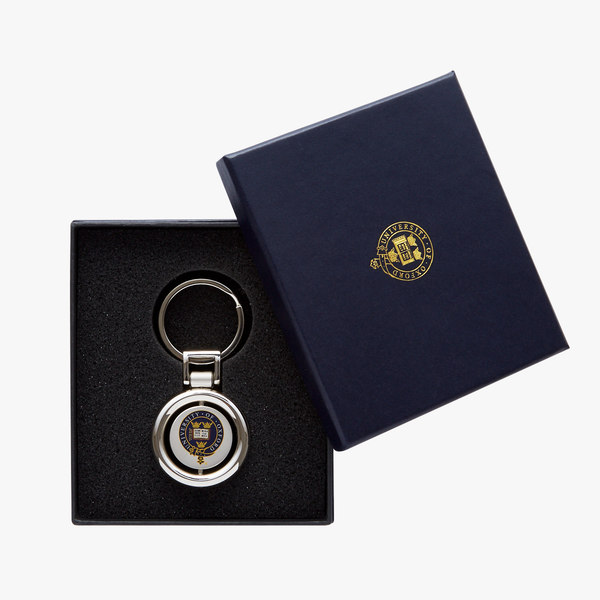 Load image into Gallery viewer, Official University of Oxford Swivel Round Keyring
