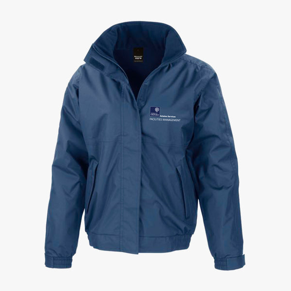 Load image into Gallery viewer, FM23 Estates Services Men's Heavy Waterproof Jacket Navy