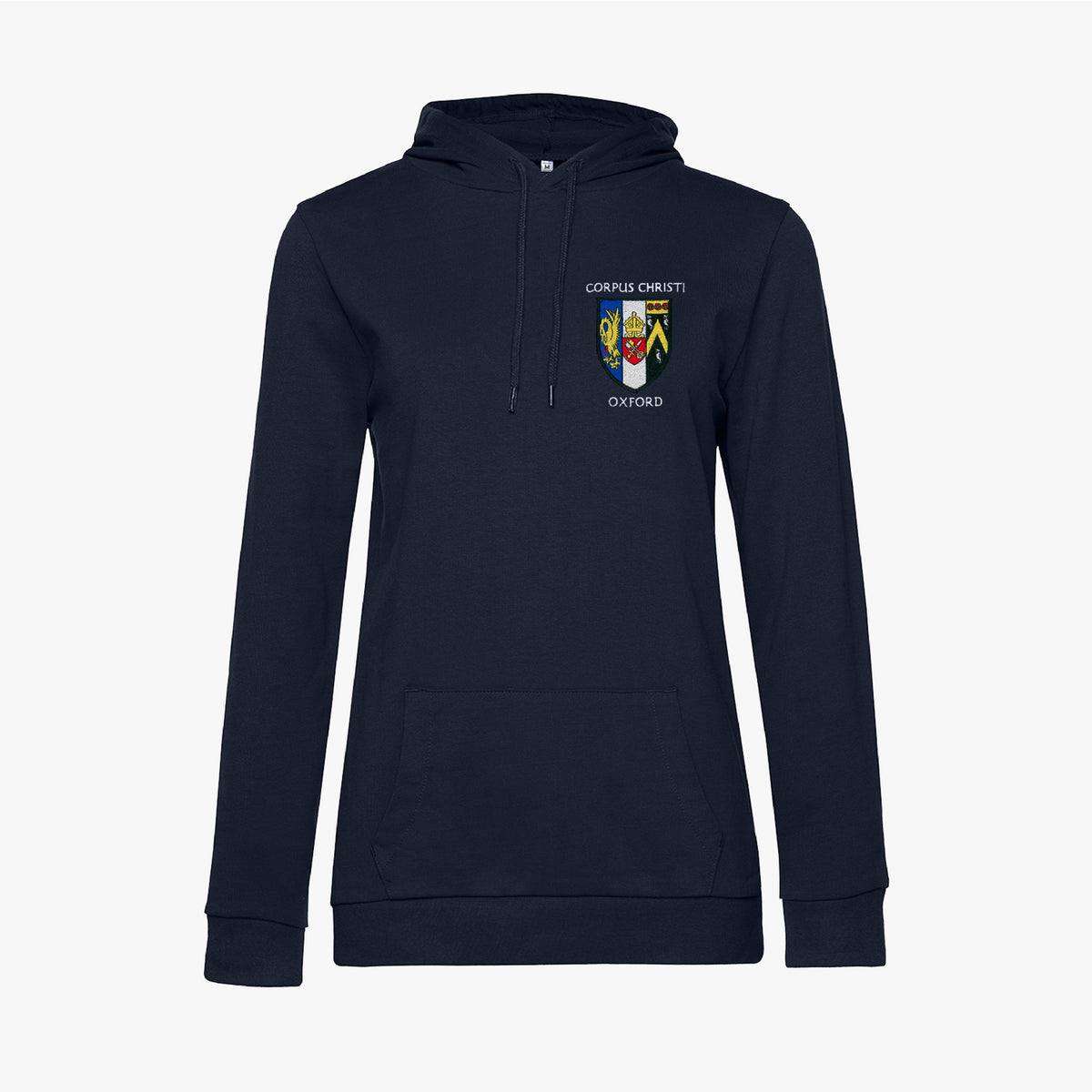 Ladies Oxford College Organic Embroidered Hoodie The College Store