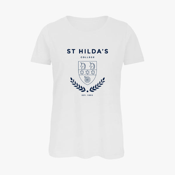 Load image into Gallery viewer, St Hilda's College Ladies Organic Laurel T-Shirt