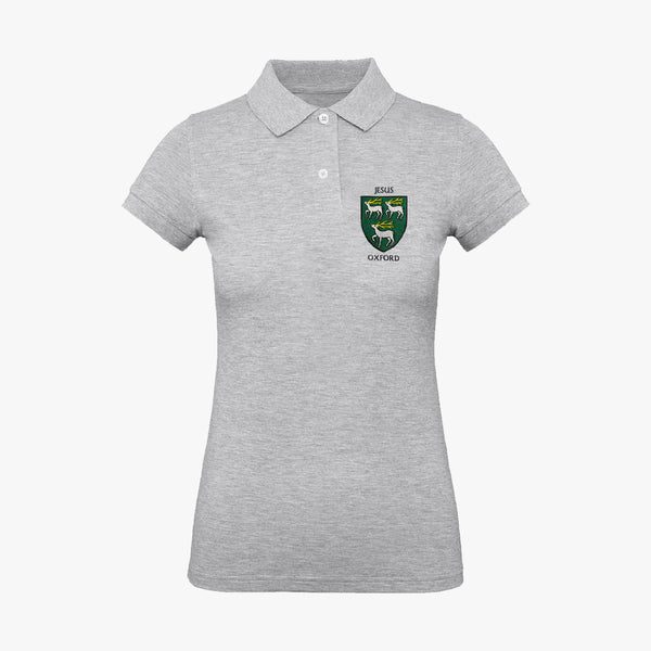Load image into Gallery viewer, Jesus College Ladies Organic Embroidered Polo Shirt
