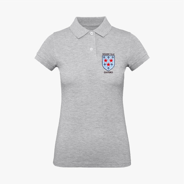 Load image into Gallery viewer, Somerville College Ladies Organic Embroidered Polo Shirt