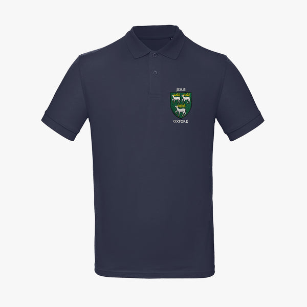 Load image into Gallery viewer, Jesus College Men's Organic Embroidered Polo Shirt