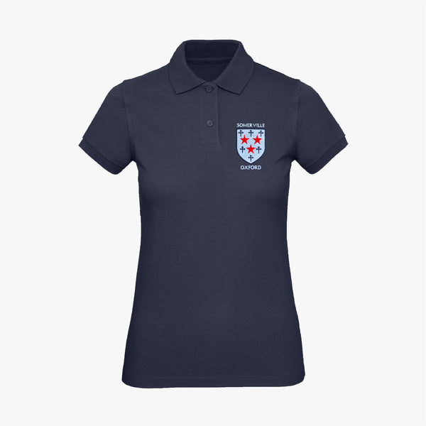 Load image into Gallery viewer, Somerville College Ladies Organic Embroidered Polo Shirt