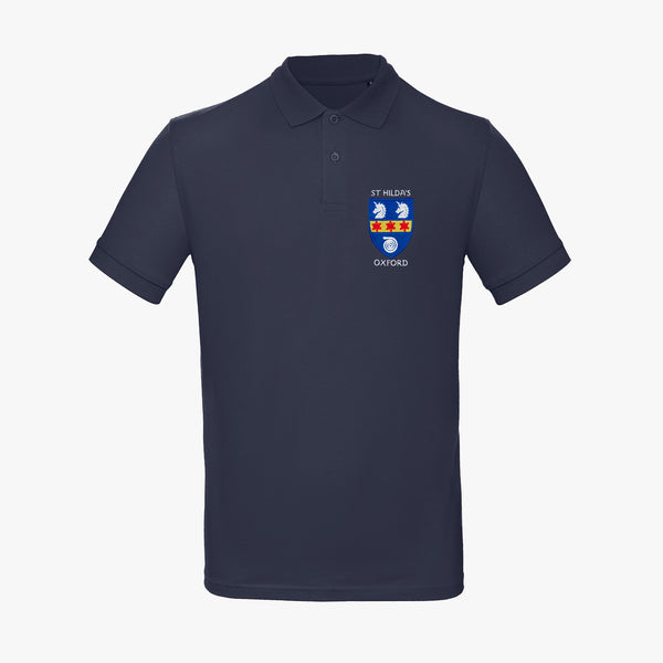 Load image into Gallery viewer, St Hilda's College Men's Organic Embroidered Polo Shirt