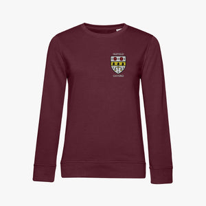 Ladies Oxford College Organic Embroidered Sweatshirt