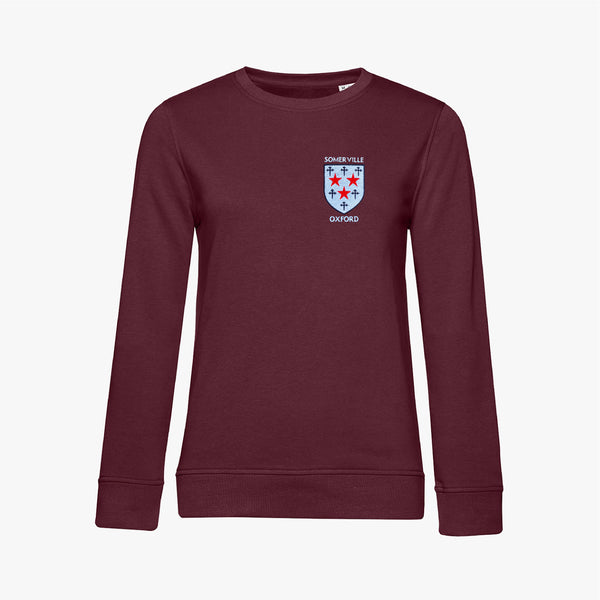 Load image into Gallery viewer, Somerville College Ladies Organic Embroidered Sweatshirt