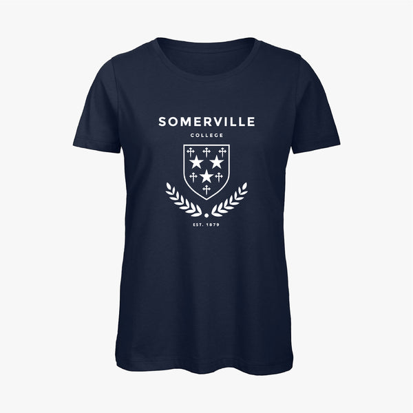Load image into Gallery viewer, Somerville College Ladies Organic Laurel T-Shirt