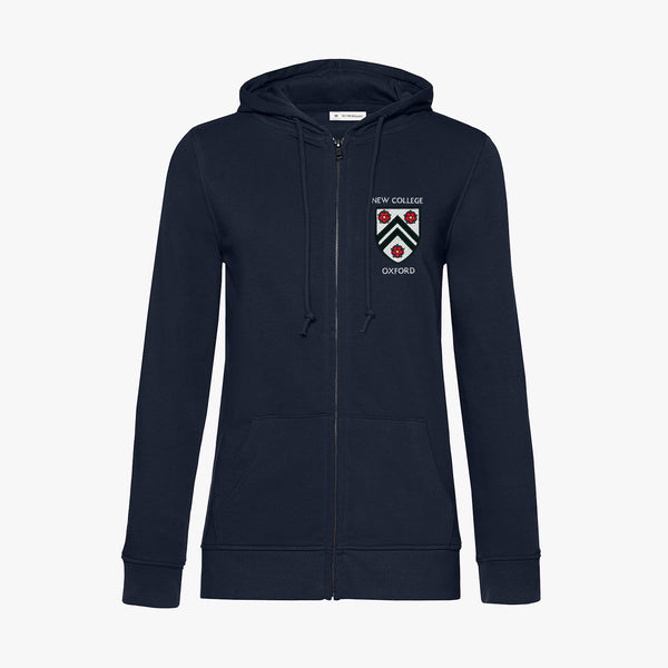 Load image into Gallery viewer, Ladies Oxford College Organic Embroidered Zip Hoodie