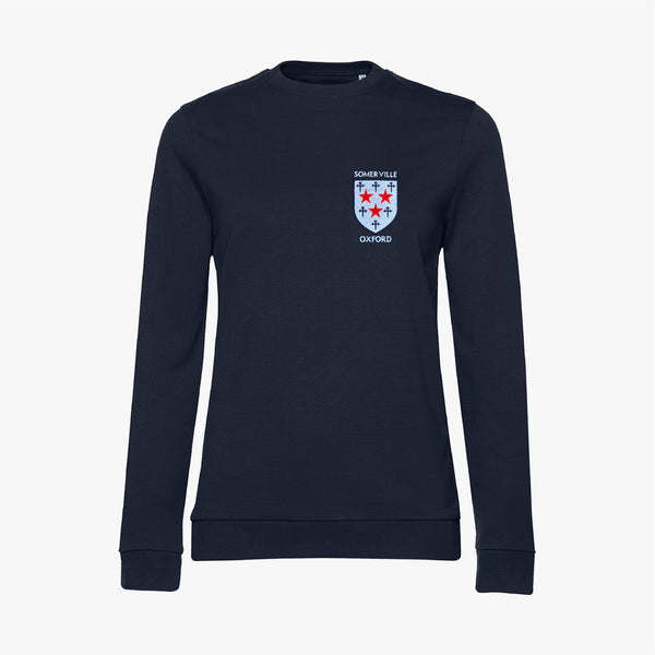 Load image into Gallery viewer, Somerville College Ladies Organic Embroidered Sweatshirt