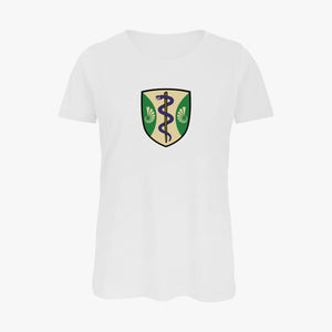 Ladies Oxford College Arms Organic T-Shirt