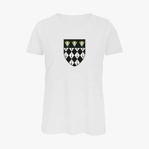 Ladies Oxford College Arms Organic T-Shirt