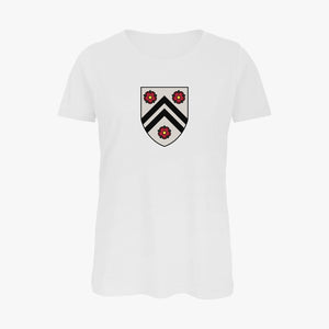 Ladies Oxford College Arms Organic T-Shirt