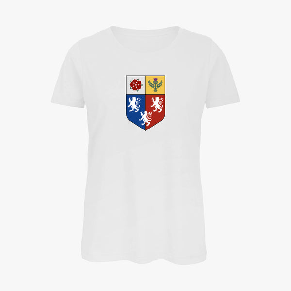 Load image into Gallery viewer, Ladies Oxford College Arms Organic T-Shirt
