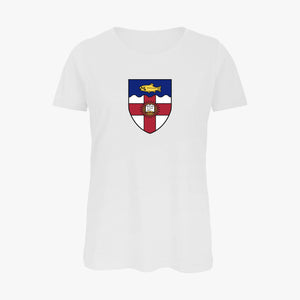 Ladies Oxford College Arms Organic T-Shirt