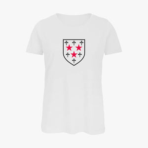 Ladies Oxford College Arms Organic T-Shirt