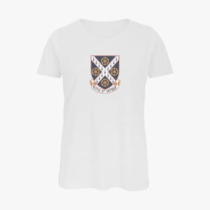 Ladies Oxford College Arms Organic T-Shirt